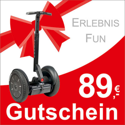 Segway Gutschein - 89,- EUR